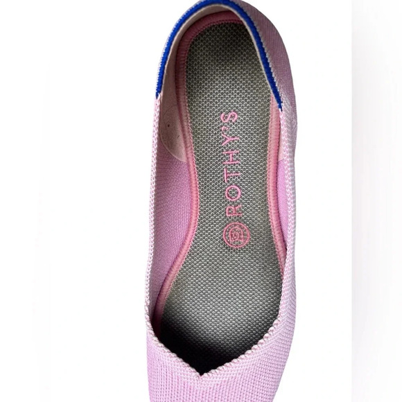 RARE RETIRED Rothy's Women US 8 Bubblegum Begonia Pink Round Toe Ballet Flats - Picture 6 of 7